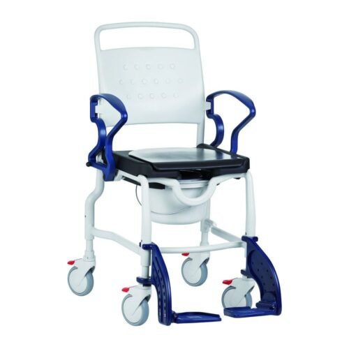Rebotec Frankfurt Height-Adjustable Shower-Commode Chair